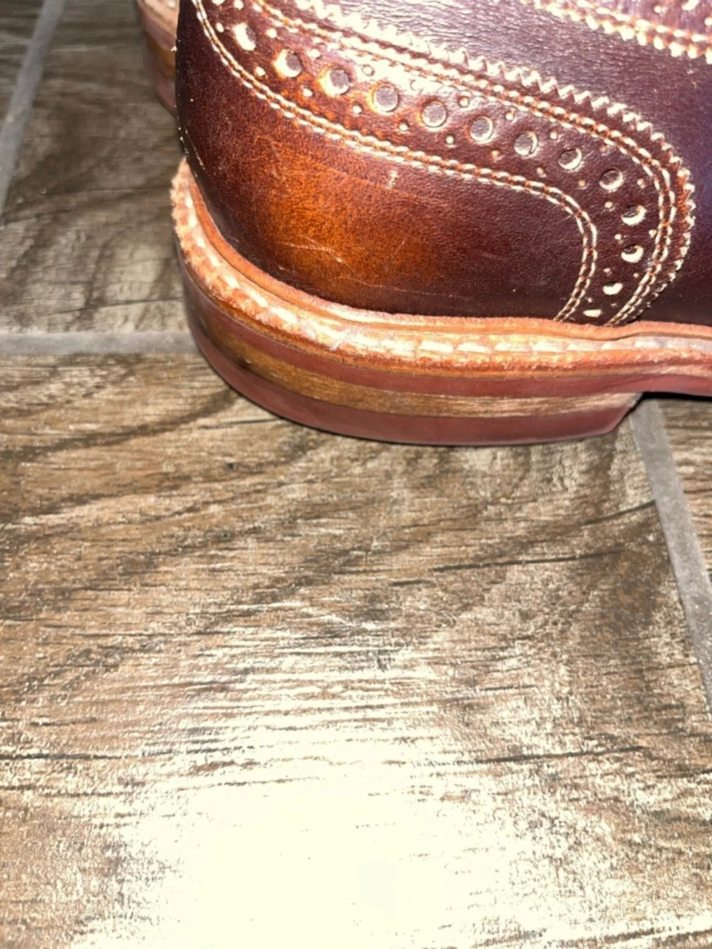 Allen Edmonds Strandmok Cap-toe Oxford with Dainite Rubber Sole